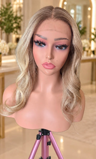 The Vivienne | Dimensional Pearl Champagne Blonde | Remy Human Hair Wig (Pre-Order)