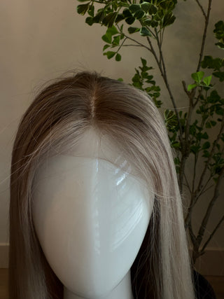 Up close of hairline 
