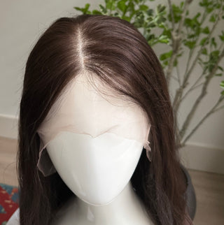22” Virgin European, (wefted) cap, medium