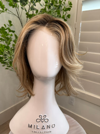 Front view of 15” European wig 