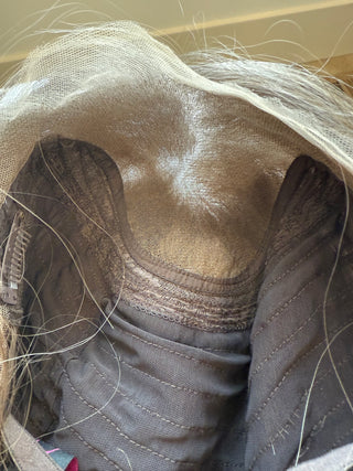 24" Mongolian  hair (wefted) medium