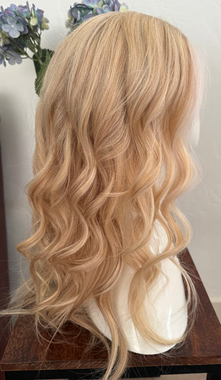 Side warm honey blonde 