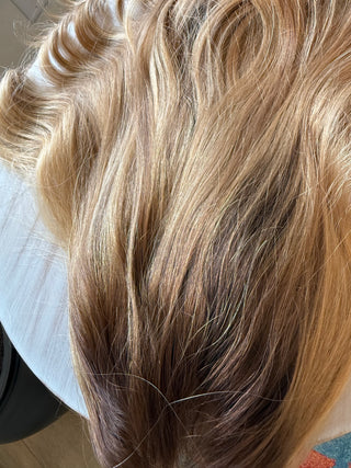 Full view of length, color and hair quality 