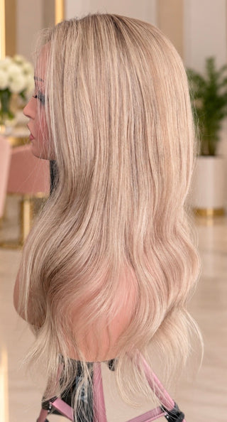 The Estelle | Luminous Neutral Pearl Blonde | Remy Human Hair Wig (Pre-Order)