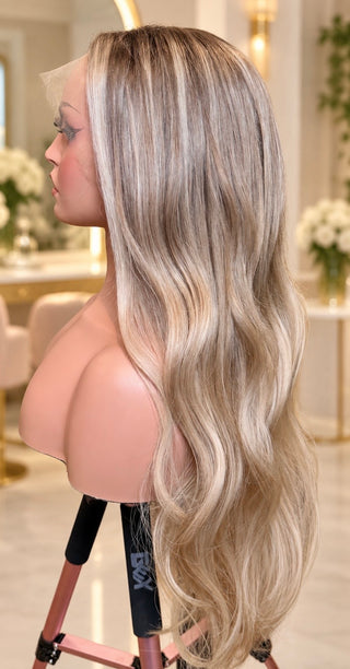 The Madeline | Dimensional Mushroom Blonde | Remy Human Hair Wig (Pre-Order)