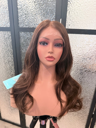 The Livia | Dark Chocolate Brunette | Remy Human Hair Wig (Pre-Order)