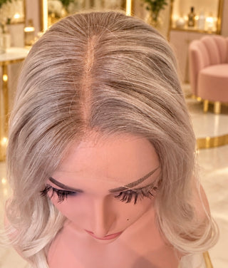 The Noelle | Cool Dimensional Pearl Blonde | Remy Human Hair Wig (Pre-Order)