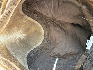 Inside view of wig cap construction 