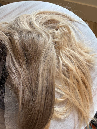 24" Mongolian  hair (wefted) medium