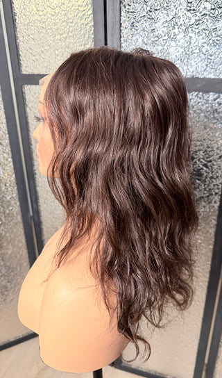 The Amara | Dark Espresso Brunette | Remy Human Hair 20" Small