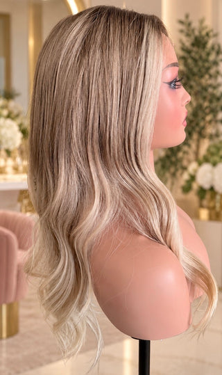 The Madeline | Dimensional Mushroom Blonde | Remy Human Hair Wig (Pre-Order)