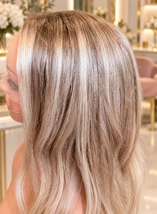 The Madeline | Dimensional Mushroom Blonde | Remy Human Hair Wig (Pre-Order)