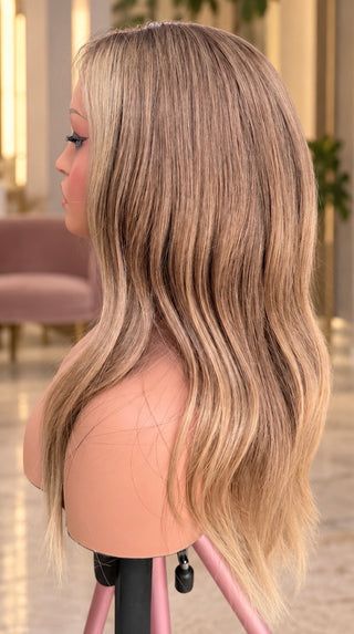 The Sienna | Dimensional Beige Bronde | Remy Human Hair Wig Pre Order)
