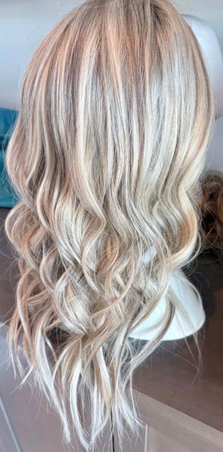 The Lauren Blonde | Pre-Order  14-24" | Dimensional Neutral Blonde | Remy Human Hair