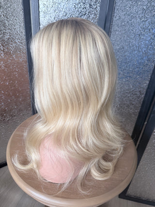 The Colette |  Cashmere Blonde Taupe Root | Remy Human Hair