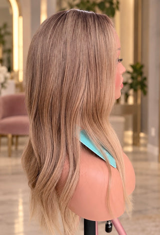 The Sienna | Dimensional Beige Bronde | Remy Human Hair Wig Pre Order)