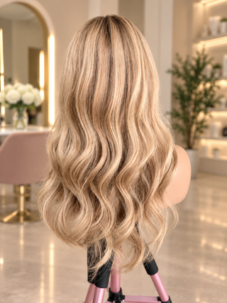 The Genevieve |  Dimensional Beige Champagne Blonde | Remy Human Hair (Pre Order)
