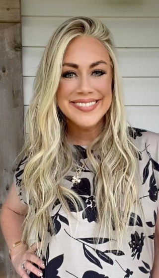 The Lauren Blonde | Pre-Order  14-24" | Dimensional Neutral Blonde | Remy Human Hair