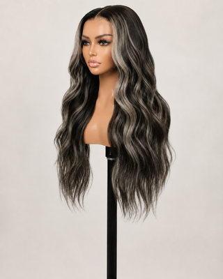 The Alessia | Smoky Brunette Balayage | Remy Human Hair Wig