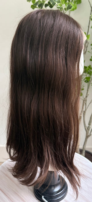 22” Virgin European, (wefted) cap, medium