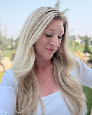 The Corinne |  Dimensional Rooted Beige  Blonde | Remy Human Hair (Pre Order)
