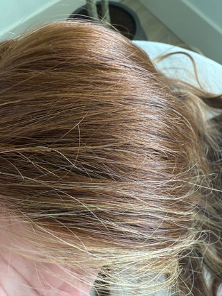 Close up of color and highlights 