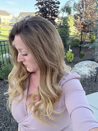 The Natalie | Dimensional Honey Bronde Balayage | Remy Human Hair