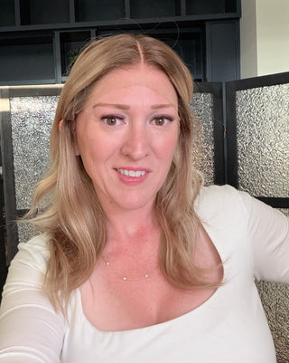 The Vivienne |  Dimensional Pearl Champagne Blonde | Remy Human Hair 19-20" Small (Ready to Ship)
