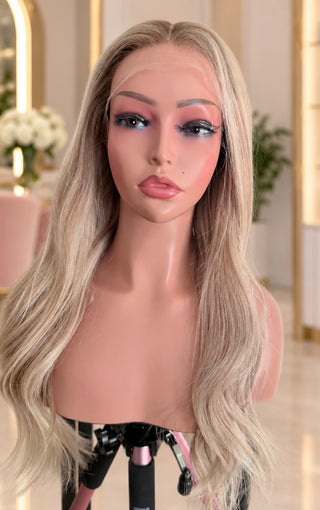 The Estelle | Luminous Neutral Pearl Blonde | Remy Human Hair Wig (Pre-Order)