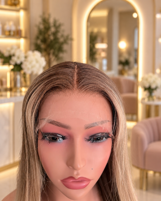 The Sylvie | Deep Rooted Balayage Blonde | Remy Human Hair Wig (Pre-Order)