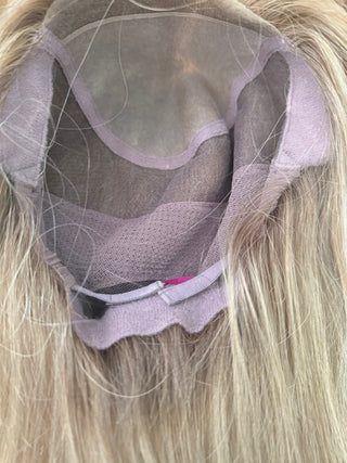 The Verona | 26” Dark Dimensional Blonde | 100% Hand-Tied Cap| Remy Human Hair