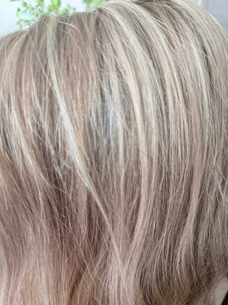 The Verona | 26” Dark Dimensional Blonde | 100% Hand-Tied Cap| Remy Human Hair