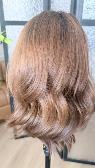 The Sofia | 15” Balayage Brunette | Slavic Remy Human Hair
