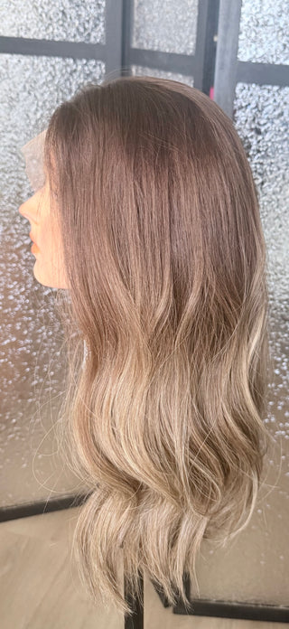 The Marlowe | 21”  Taupe Brunette | Remy Human Hair