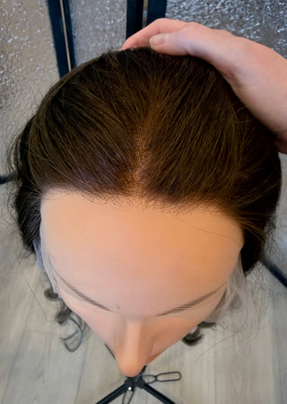 The Marlowe | 21”  Taupe Brunette | Remy Human Hair