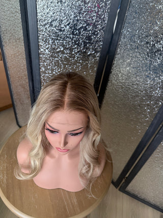 The Vivienne |  Dimensional Pearl Champagne Blonde | Remy Human Hair