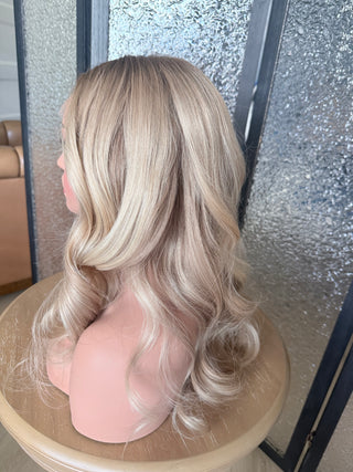 The Vivienne |  Dimensional Pearl Champagne Blonde | Remy Human Hair