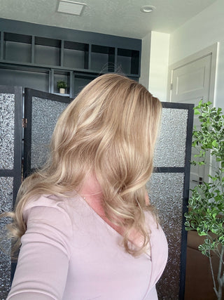 The Genevieve |  Dimensional Beige Champagne Blonde | Remy Human Hair
