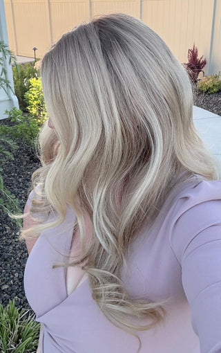 The Vivienne |  Dimensional Pearl Champagne Blonde | Remy Human Hair