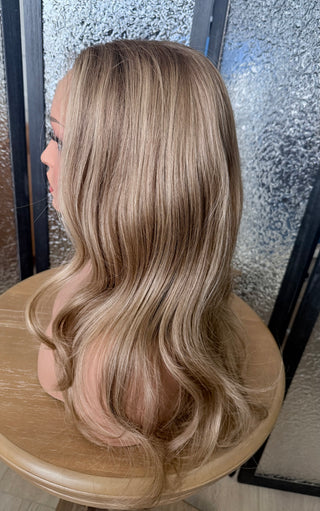 The Genevieve |  Dimensional Beige Champagne Blonde | Remy Human Hair