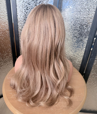 The Genevieve |  Dimensional Beige Champagne Blonde | Remy Human Hair