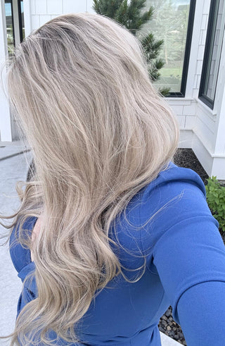 The Sloane | 24" Rooted Dimensional Ash Blonde | Remy Human Hair
