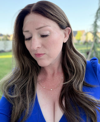 The Emilia | 24" Medium Cool Mocha Brunette with Ash-Beige Highlights | Remy Human Hair