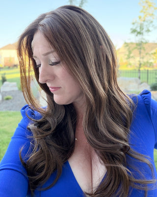 The Maren | 24" Medium | Dimensional Mocha Brown Brunette | Remy Human Hair