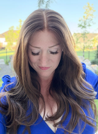 The Maren | 24" Medium | Dimensional Mocha Brown Brunette | Remy Human Hair
