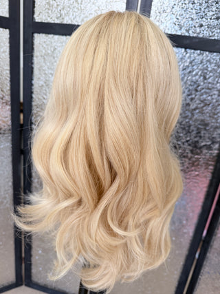 The Marilyn | 20" Bright Blonde | Remy Human Hair | Partial Hand Tied