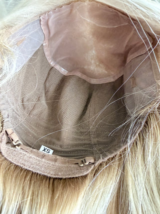 The Marilyn | 20" Bright Blonde | Remy Human Hair | Partial Hand Tied