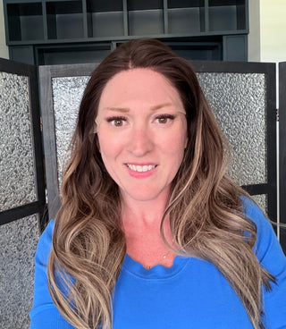 The Cecily | Deep Brunette with Taupe-Beige Balayage | Premium Mongolian Human Hair