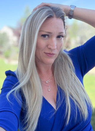 The Celeste |  Light Rooted Pearl Blonde with Soft Beige Dimension | Remy Human Hair (Pre-Order)