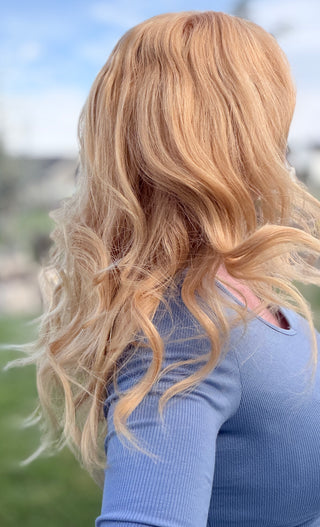 Juliette | Soft Strawberry Golden Blonde | Remy Human Hairs | (Pre Order)